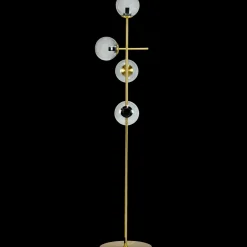 Dyberg Larsen Como gulvlampe smoke/messing