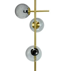 Dyberg Larsen Como gulvlampe smoke/messing
