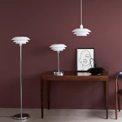 Dyberg Larsen DL31 gulvlampe hvid