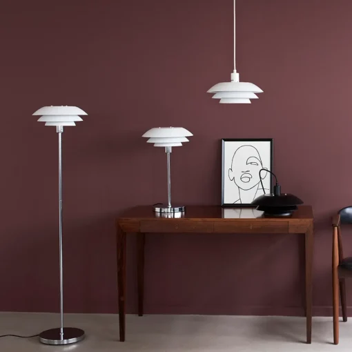 Dyberg Larsen DL31 gulvlampe hvid