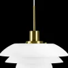 Dyberg Larsen DL31 pendel opal/messing