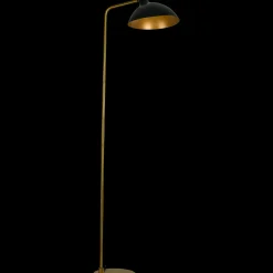Dyberg Larsen Futura gulvlampe sort/messing