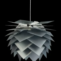 Dyberg Larsen Illumin DIY-pendel Alulook Ø35cm m/hvid stofledning E14