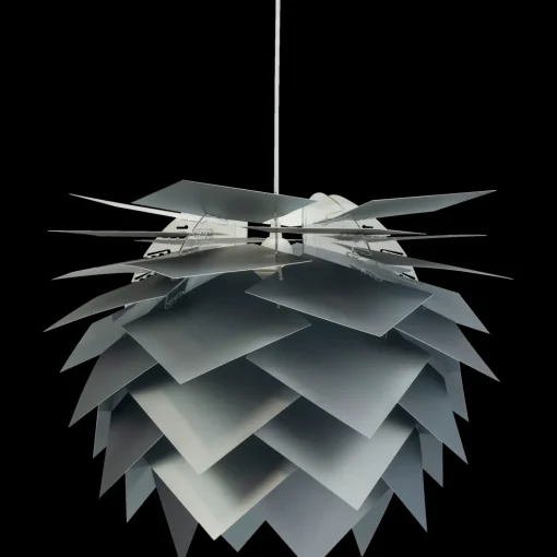 Dyberg Larsen Illumin DIY-pendel Alulook Ø35cm m/hvid stofledning E14