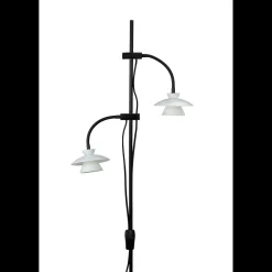 Dyberg Larsen Valby opal gulvlampe G9 sort