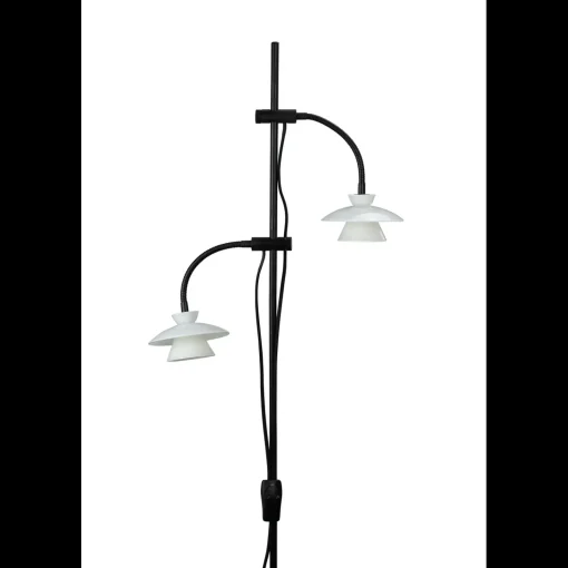 Dyberg Larsen Valby opal gulvlampe G9 sort