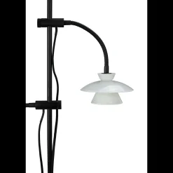 Dyberg Larsen Valby opal gulvlampe G9 sort