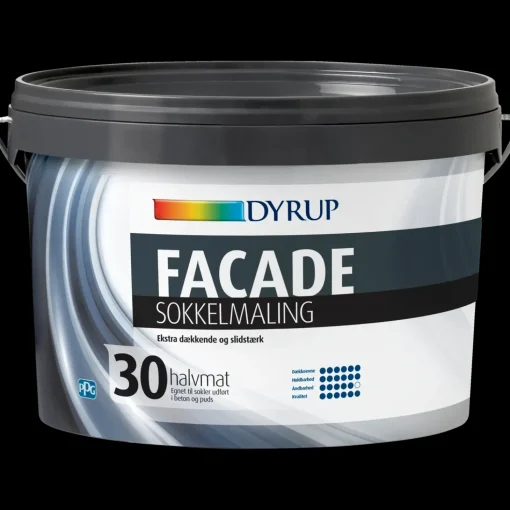 Dyrup facade sokkelmaling sort 2,25 L