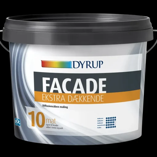 Dyrup facademaling ekstra dækkende 10 0,75 L