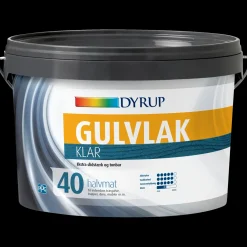 Dyrup gulvlak klar 40 0,75 L