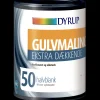 Dyrup gulvmaling ekstra dækkende vand 50 hvid 0,75 L