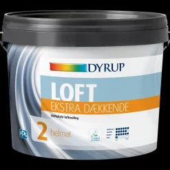 Dyrup loftmaling ekstra dækkende 2 hvid 2,25 L