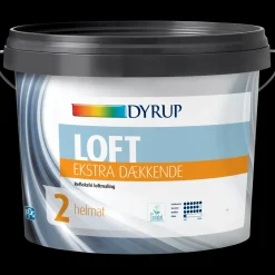 Dyrup loftmaling ekstra dækkende 2 hvid 2,25 L