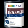 Dyrup træ og metalmaling ekstra dækkende 90 hvid 0,75 L