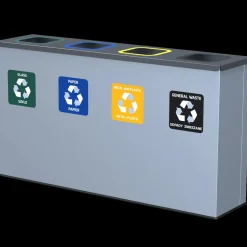Eco Station 4 sækkeholdere á 60 L