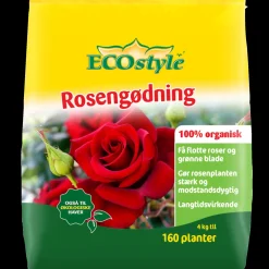 ECOstyle 100% organisk rosengødning  4 kg