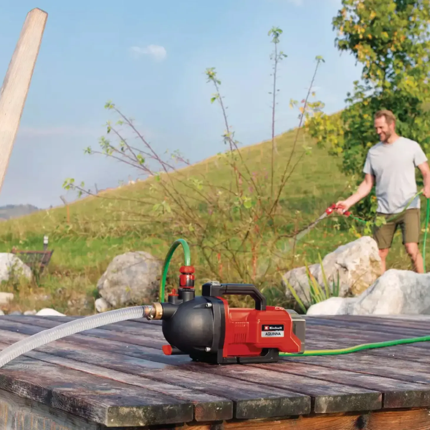 Einhell AQUINNA 36/30 2x18V havepumpe 3000l/t. solo