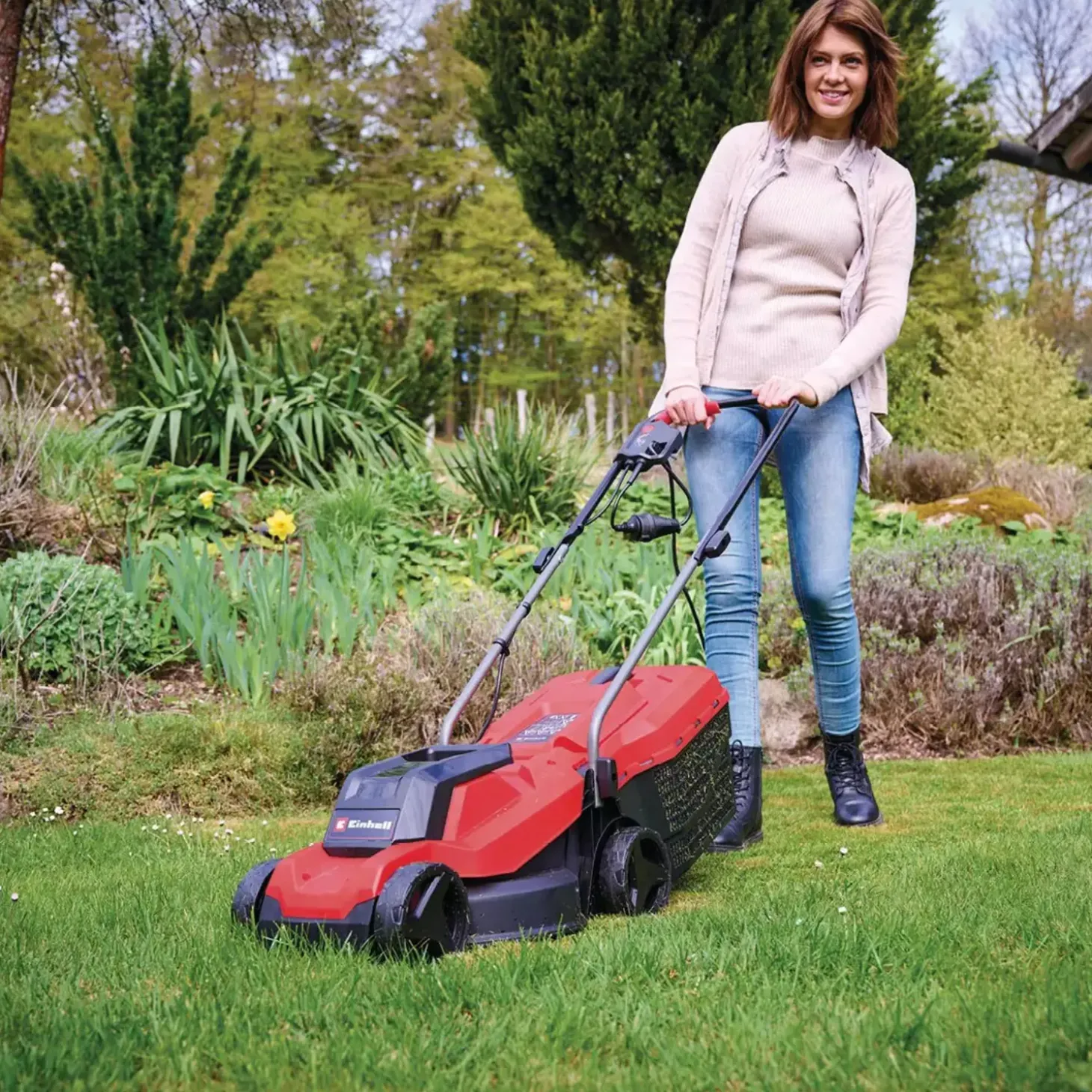 Einhell GC-EM 1000/32 elektrisk plæneklipper 32 cm 230V/1000W