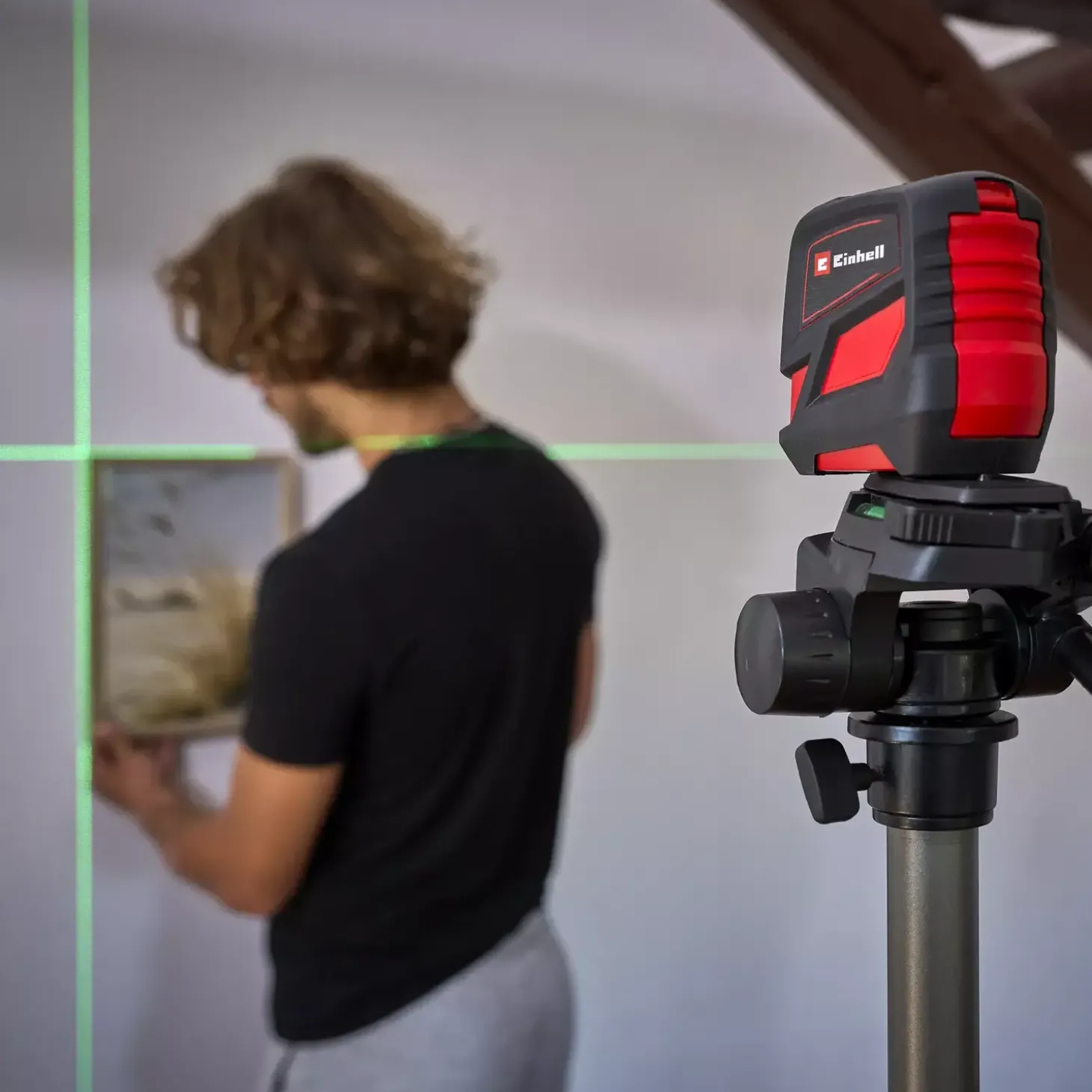 Einhell TC-LL 2 G krydslinjelaser/vaterpas