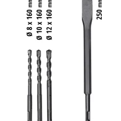 Einhell TC-RH 620 4F Kit borehammer 620 watt 230-240 Volt