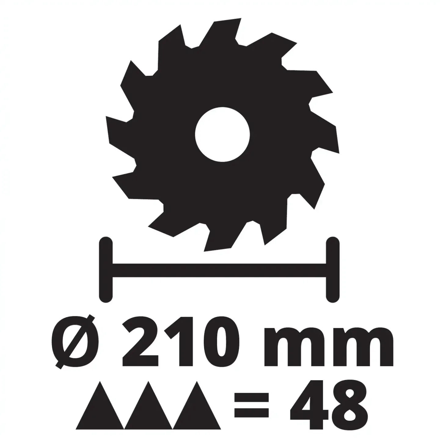 Einhell TC-SM 2131 kap-/geringssav, Ø210 mm - 1500W