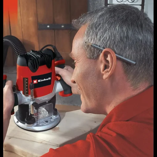 Einhell TE-RO 1255 E overfræser 6 og 8 mm. 230V/1200W