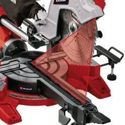 Einhell TE-SM 10 L DUAL kap-/geringssav m/udtræk, Ø254 mm - 2100W