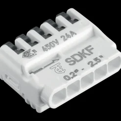 E-Line fjeder samlemuffe 5-polet 5 stk