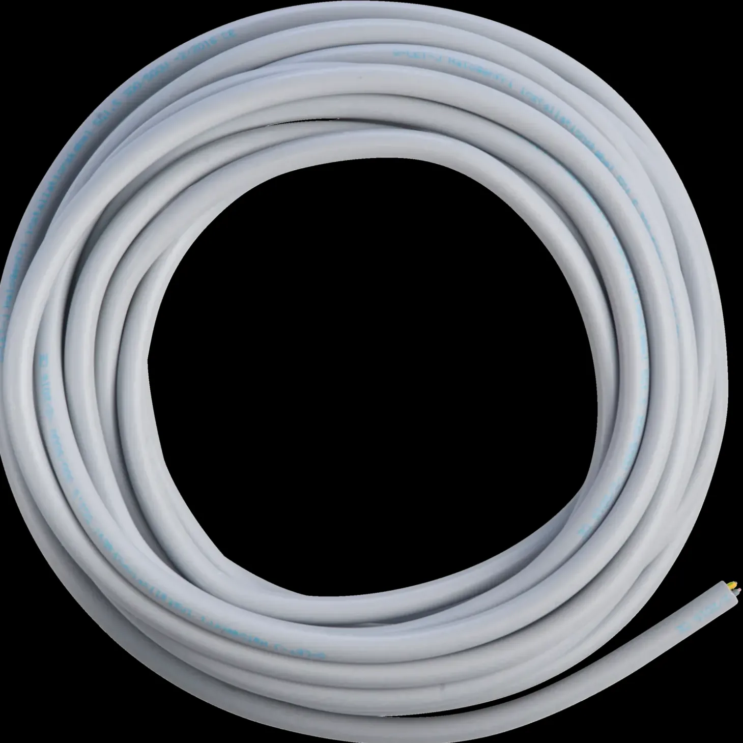 E-Line instal. kabel 5x1,5 10 m grå