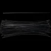 E-Line kabelstrips 4,8x300 mm 100 stk sort