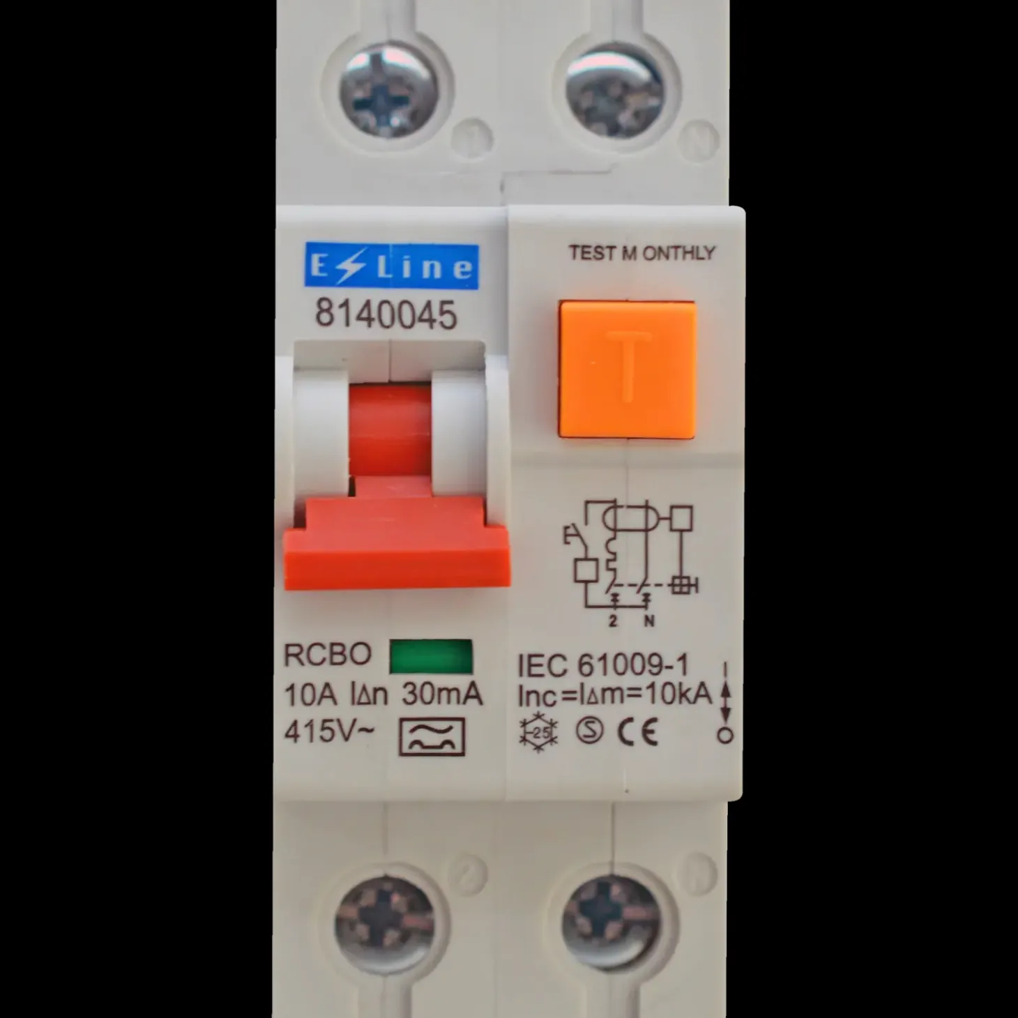 E-Line kombirelæ 2m 2 moduller HPFI 2P