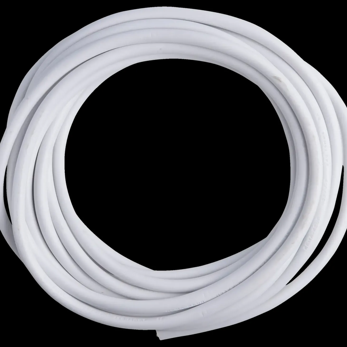 E-Line ledning rund 2x0,75 hvid 5 m