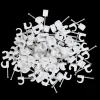 E-Line ledningsclips rund 5-7 100 stk hvid