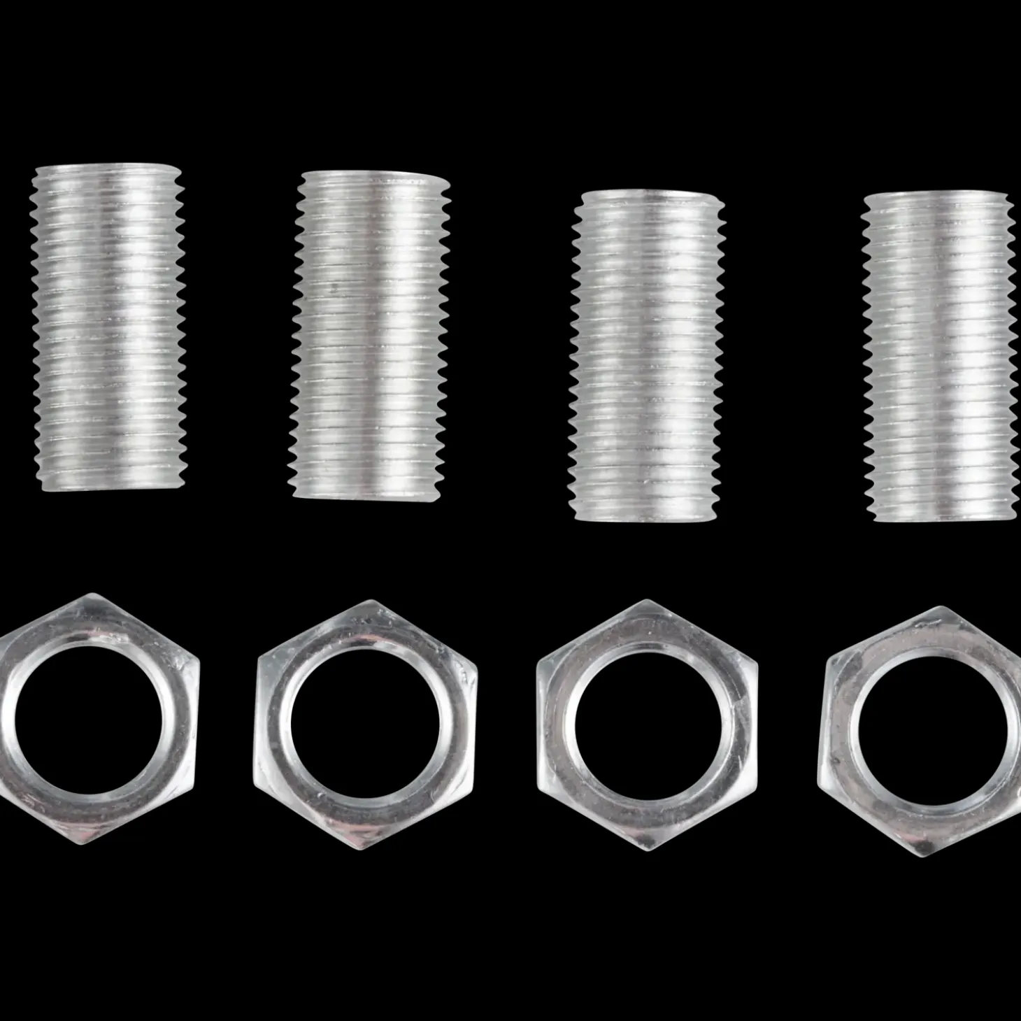 E-Line nippelrør m/mørtrik M10x20 mm 4 stk