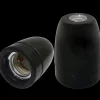 E-Line Porcelænsfatning E27 sort