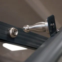 Elmholm Exclusive Orangeri antracit med hærdet glas 17,65 m²