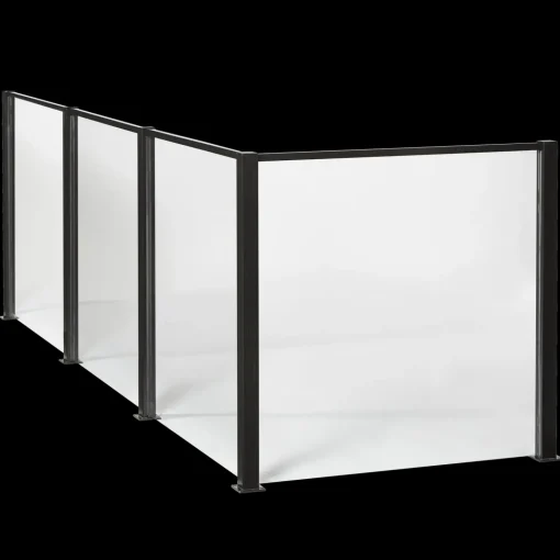 Elmholm hegn m/klar glas startsæt 95 cm
