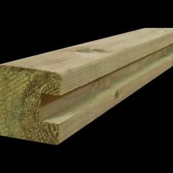 Endestolpe trykimprægneret 97x97 mm længde 2,7 m