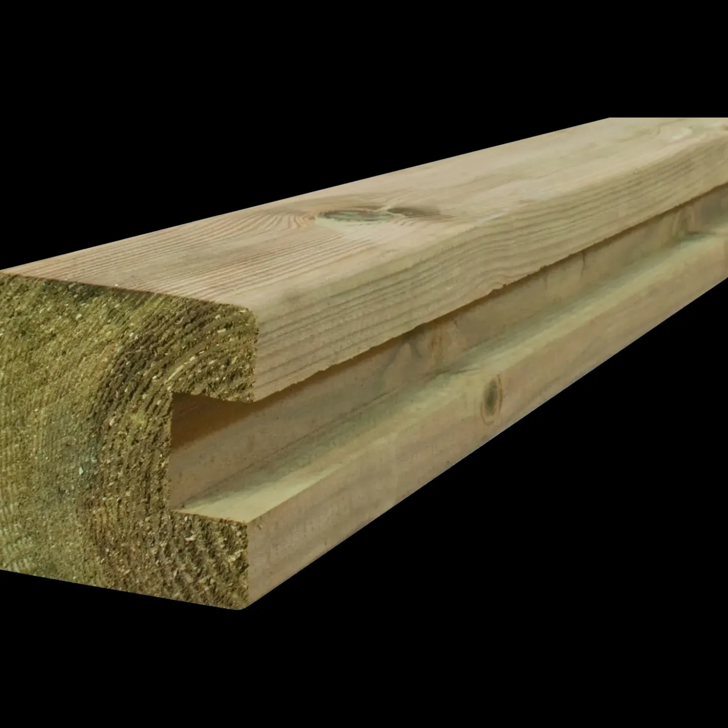 Endestolpe trykimprægneret 97x97 mm længde 2,7 m