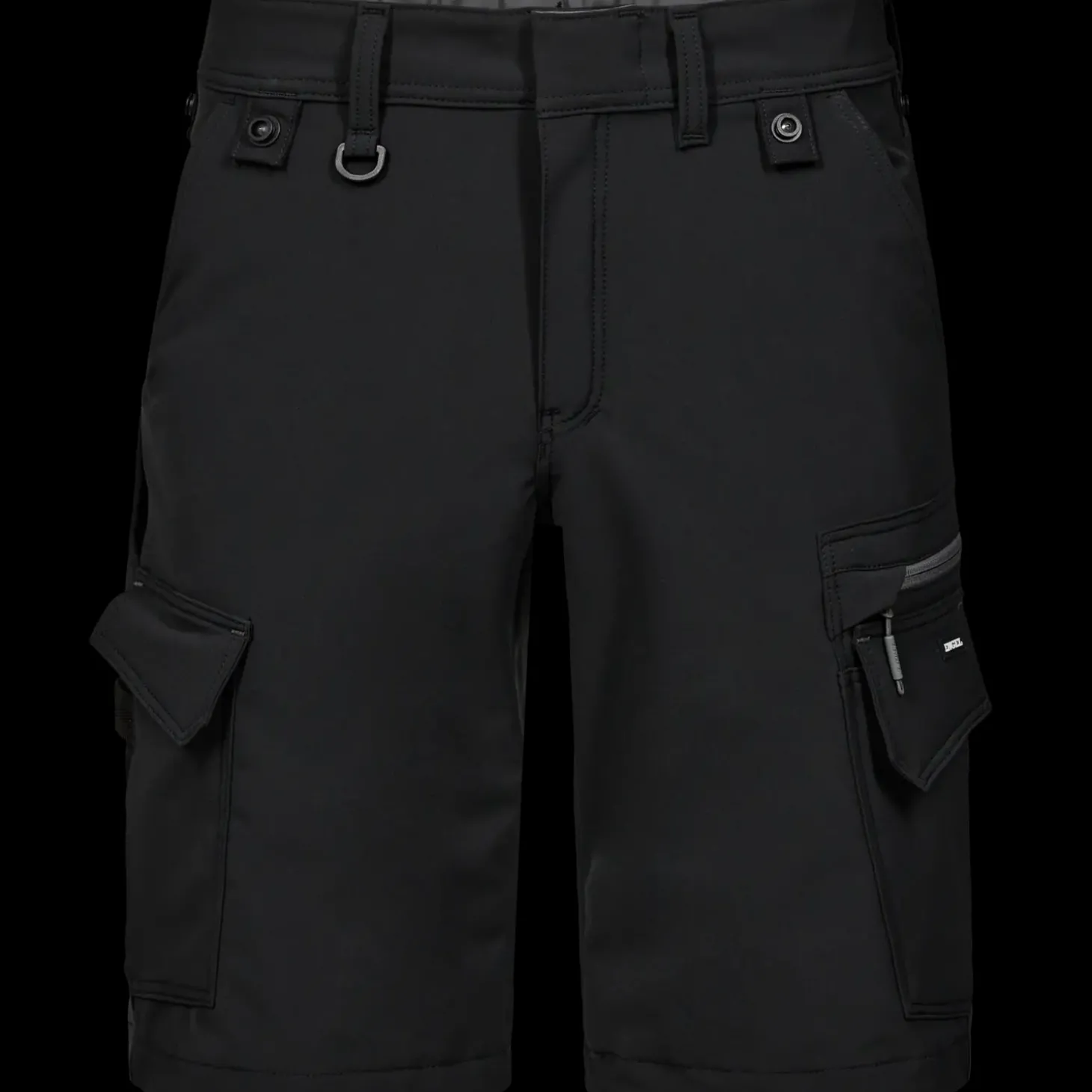 ENGEL 6337 Entire shorts 4-vejs stretch sort/Antrazitgrå str. 84