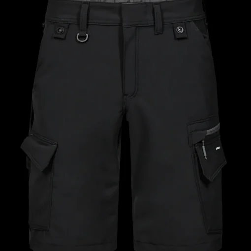 ENGEL 6337 Entire shorts 4-vejs stretch sort/Antrazitgrå str. 84