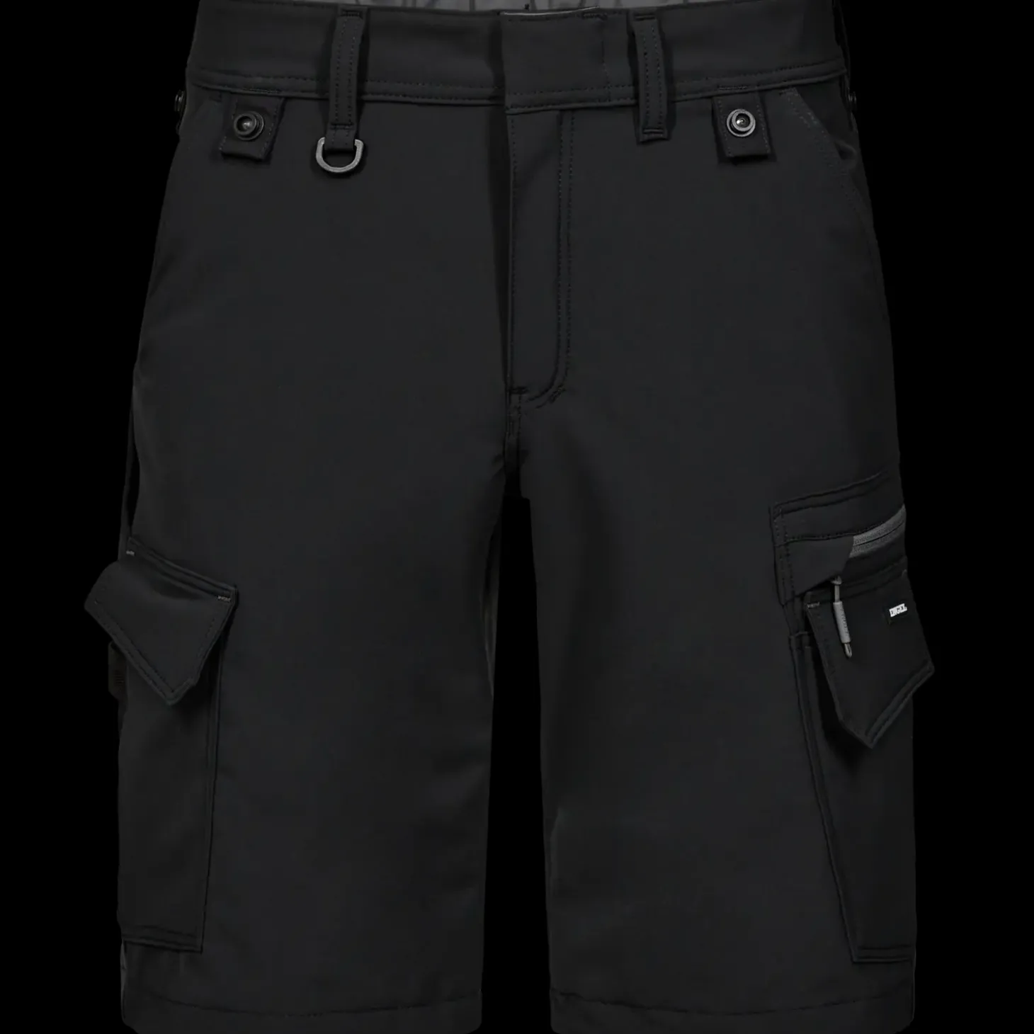 ENGEL 6337 Entire shorts 4-vejs stretch sort/Antrazitgrå str. 84