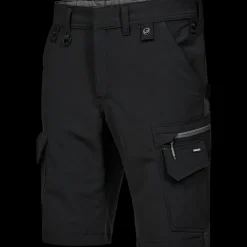 ENGEL 6337 Entire shorts 4-vejs stretch sort/Antrazitgrå str. 84