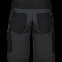 ENGEL 6337 Entire shorts 4-vejs stretch sort/Antrazitgrå str. 84