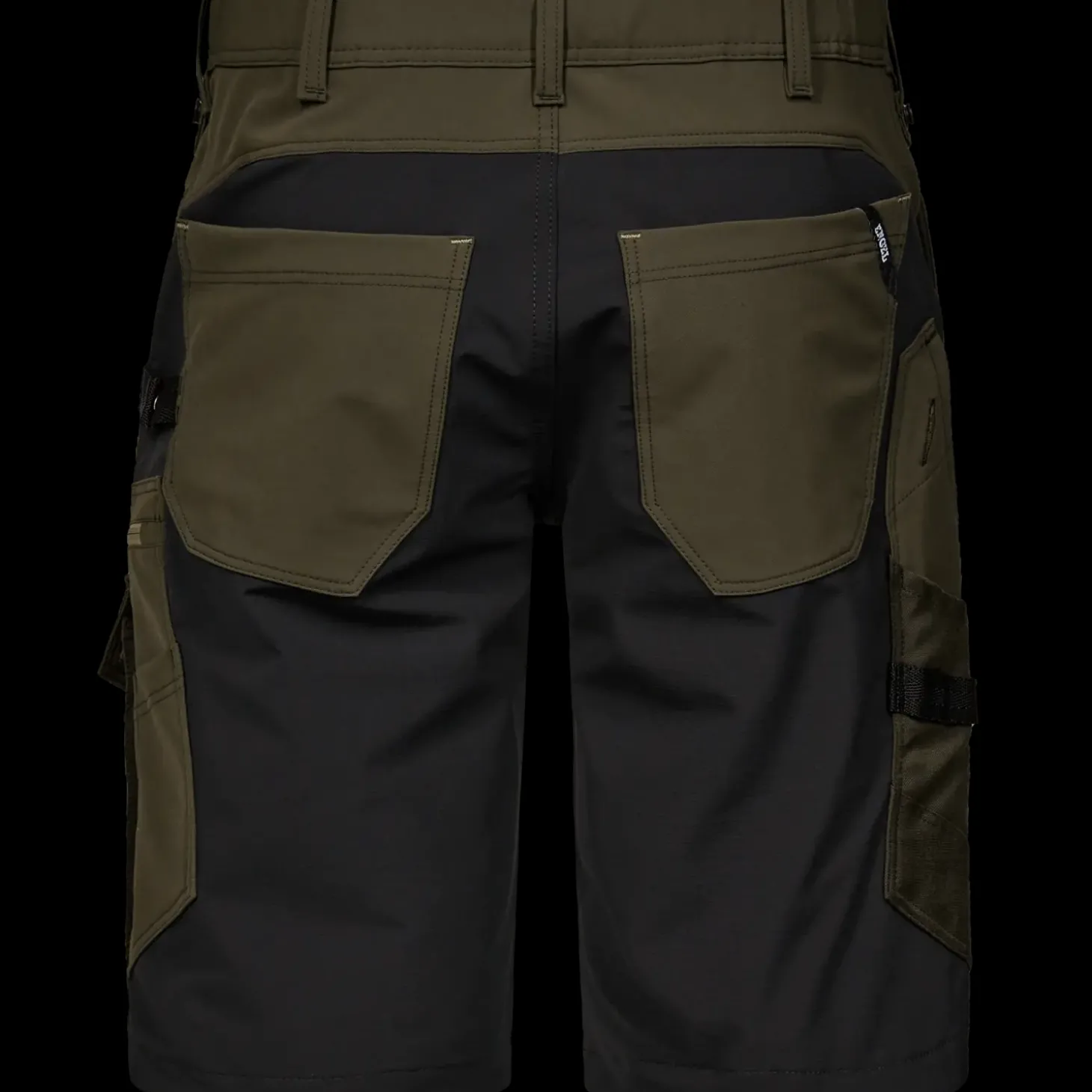 ENGEL 6337 Entire shorts 4-vejs stretch skovgrøn/Sort str. 92
