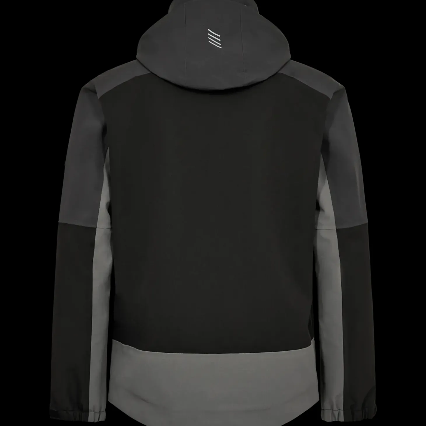 ENGEL 1129 Entire skaljakke sort/Antrazitgrå str. 2XL