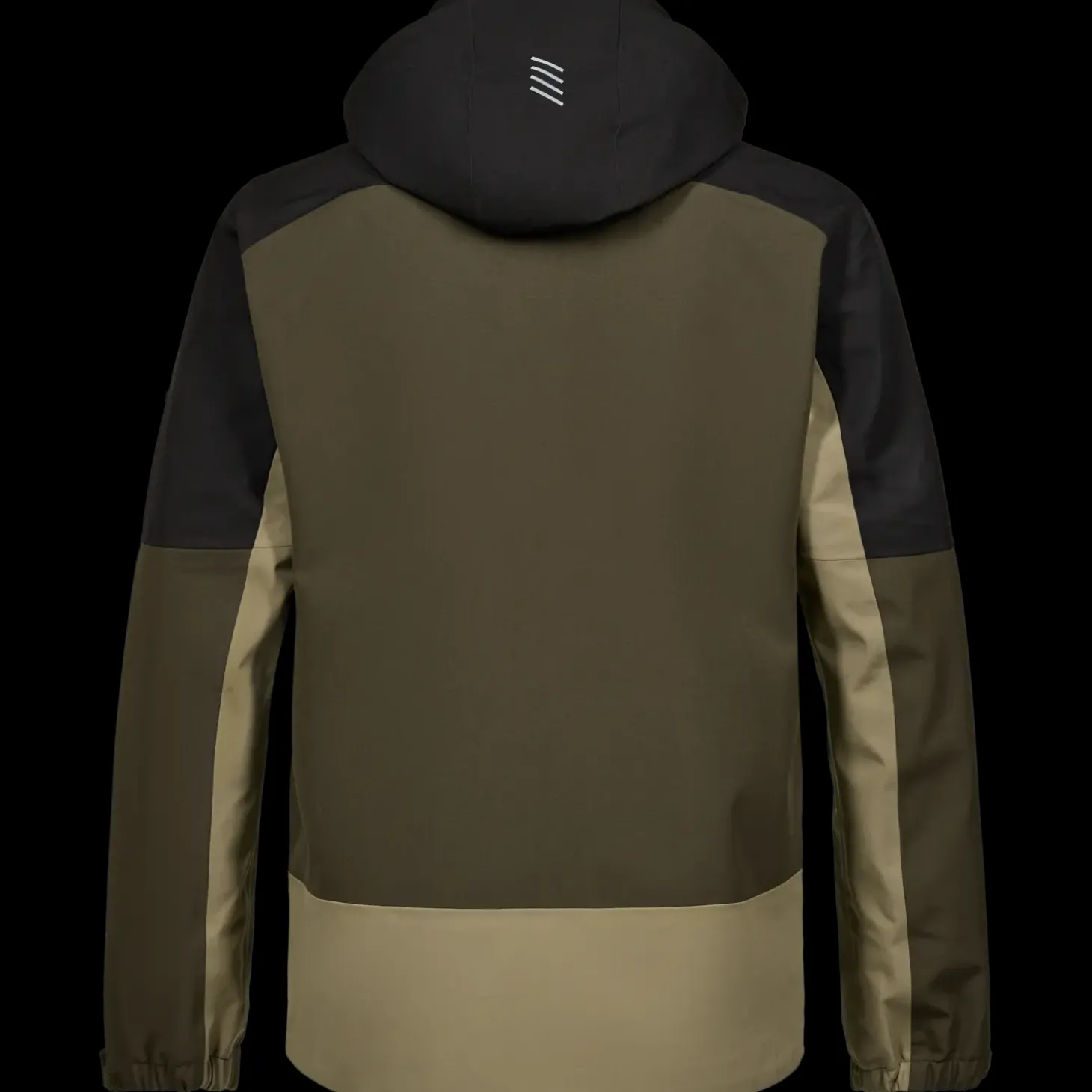 ENGEL 1129 Entire skaljakke skovgrøn/sort str. L