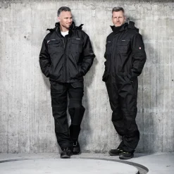 ENGEL Combat håndværkerbukser med hængelommer sort str. 92