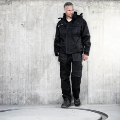 ENGEL Combat håndværkerbukser med hængelommer sort str. 92