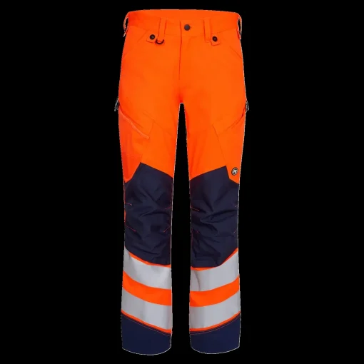 ENGEL Safety bukser orange/blue ink str. 92